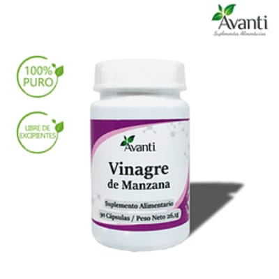 Vinagre De Sidra De Manzana 90 Caps. Avanti